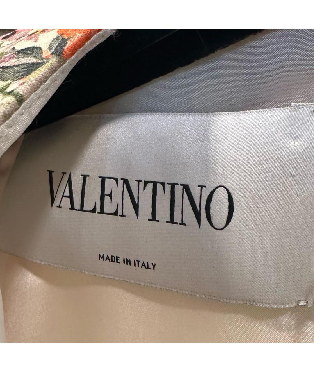 VALENTINO Мульти шерстяное повседневное платье, фото 3