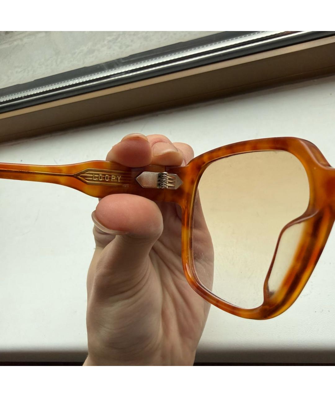 GENTLE MONSTER Оранжевое пластиковые солнцезащитные очки, фото 7