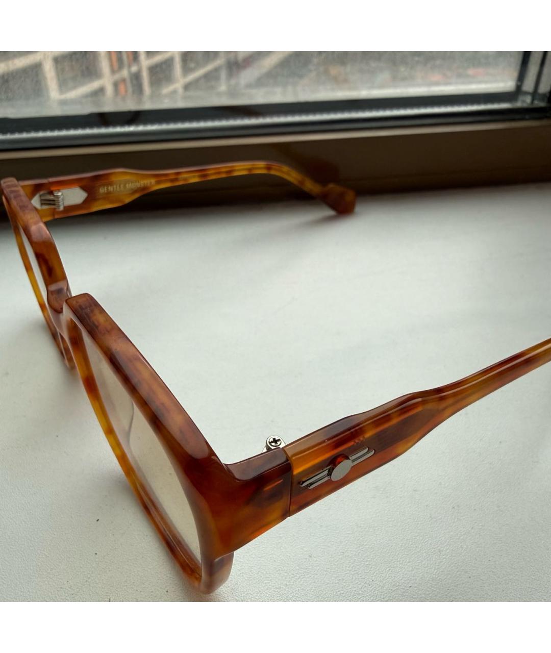 GENTLE MONSTER Оранжевое пластиковые солнцезащитные очки, фото 3