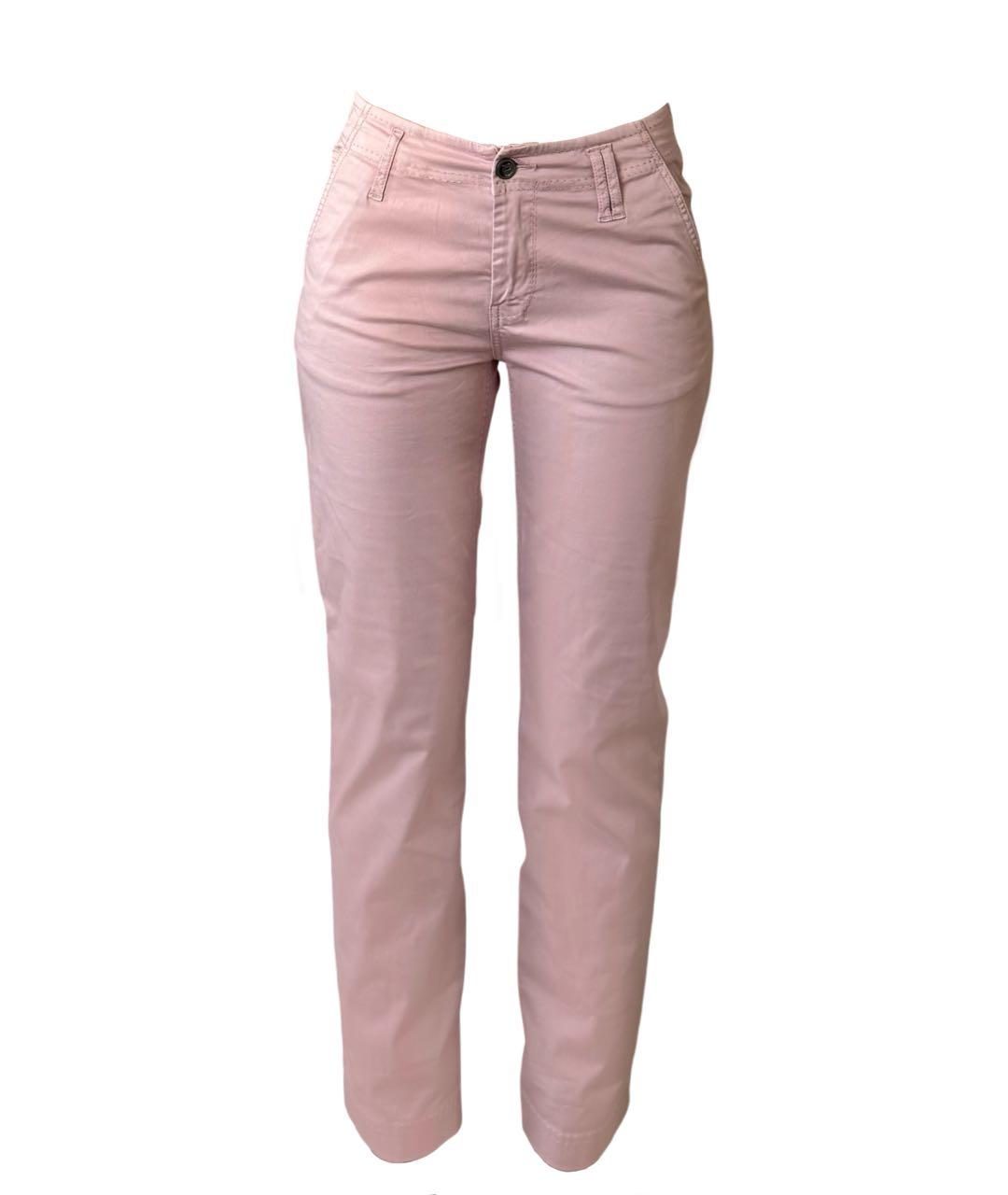 DIESEL Розовые хлопко-эластановые джинсы слим, фото 8
