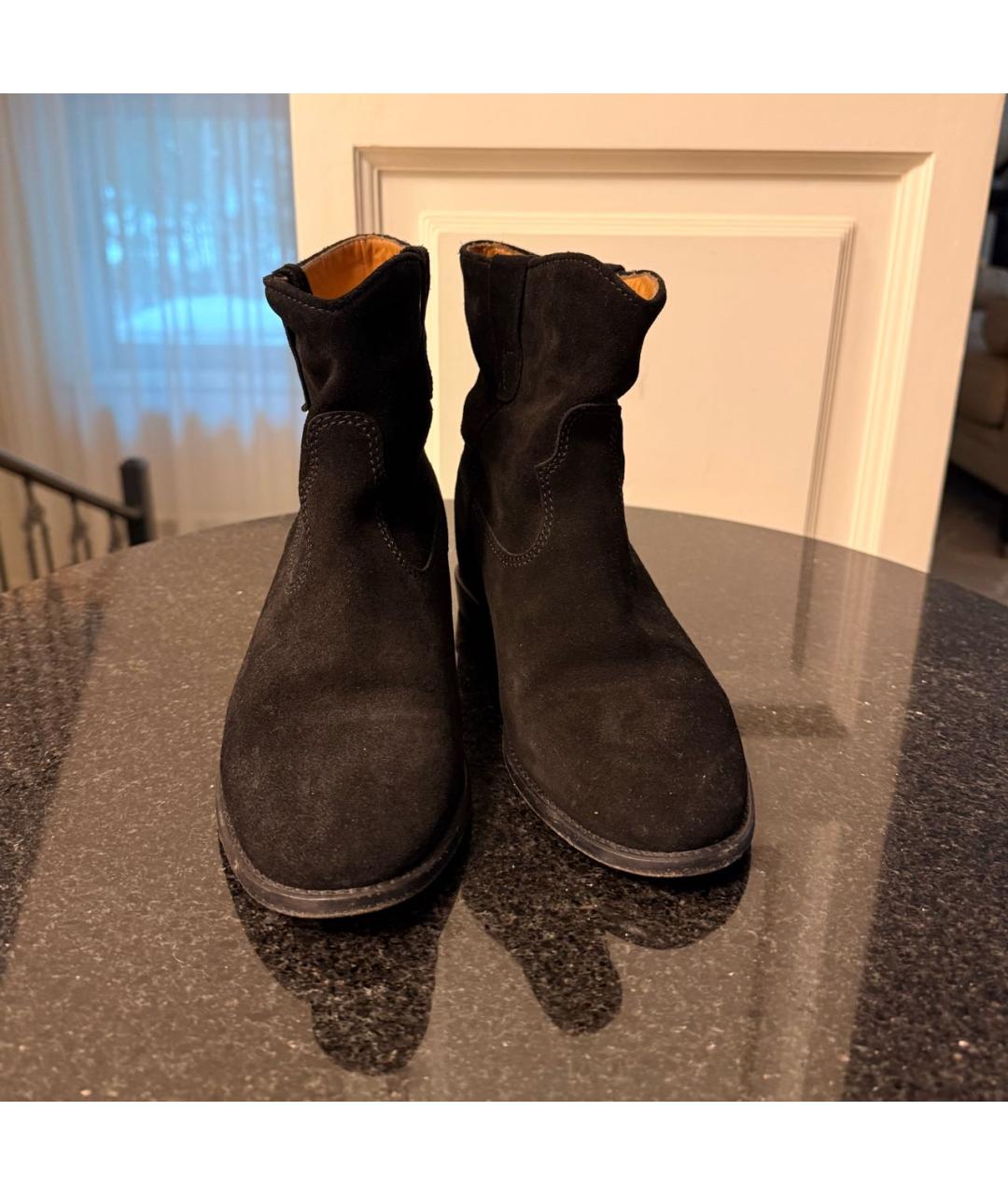 ISABEL MARANT Черные замшевые ботинки, фото 3