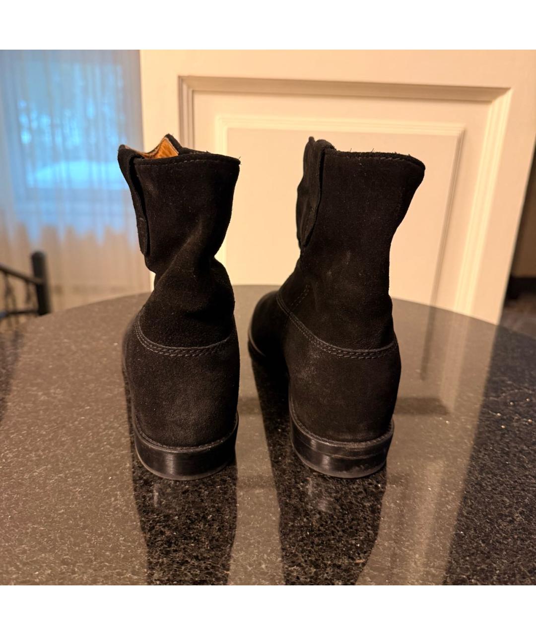ISABEL MARANT Черные замшевые ботинки, фото 4
