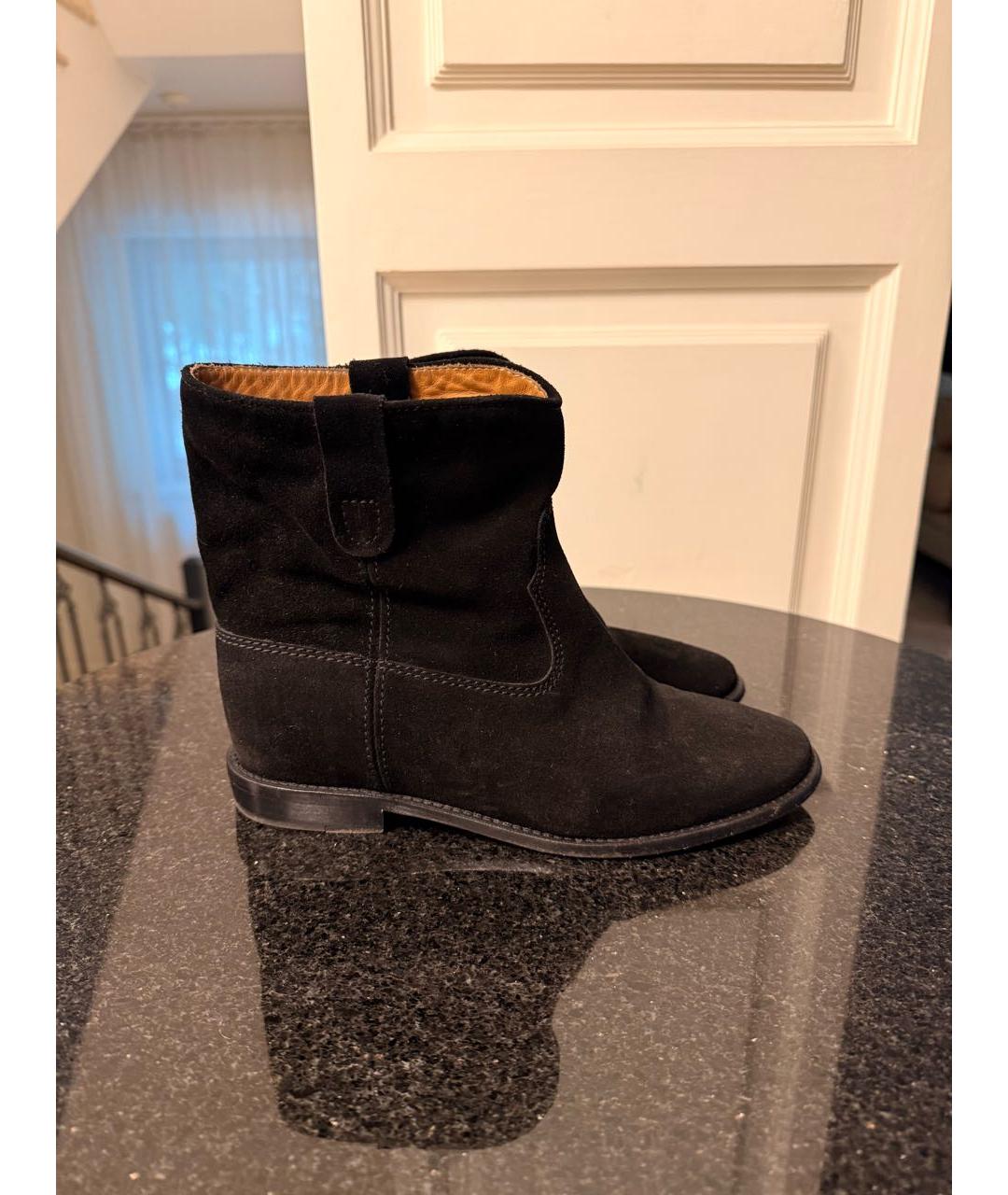 ISABEL MARANT Черные замшевые ботинки, фото 2