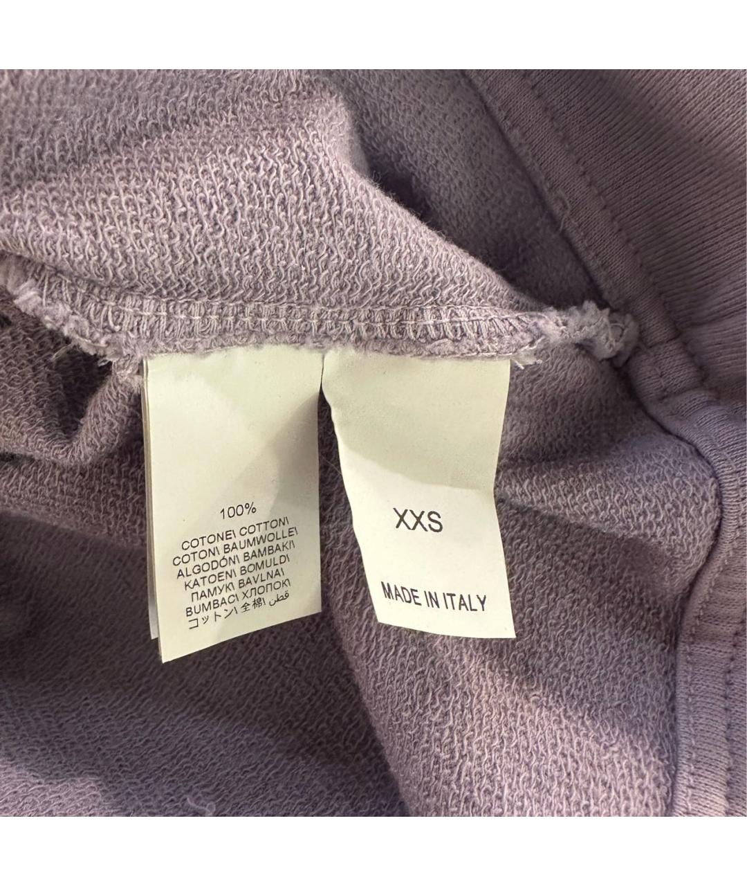 BRUNELLO CUCINELLI Фиолетовая хлопковая футболка, фото 3