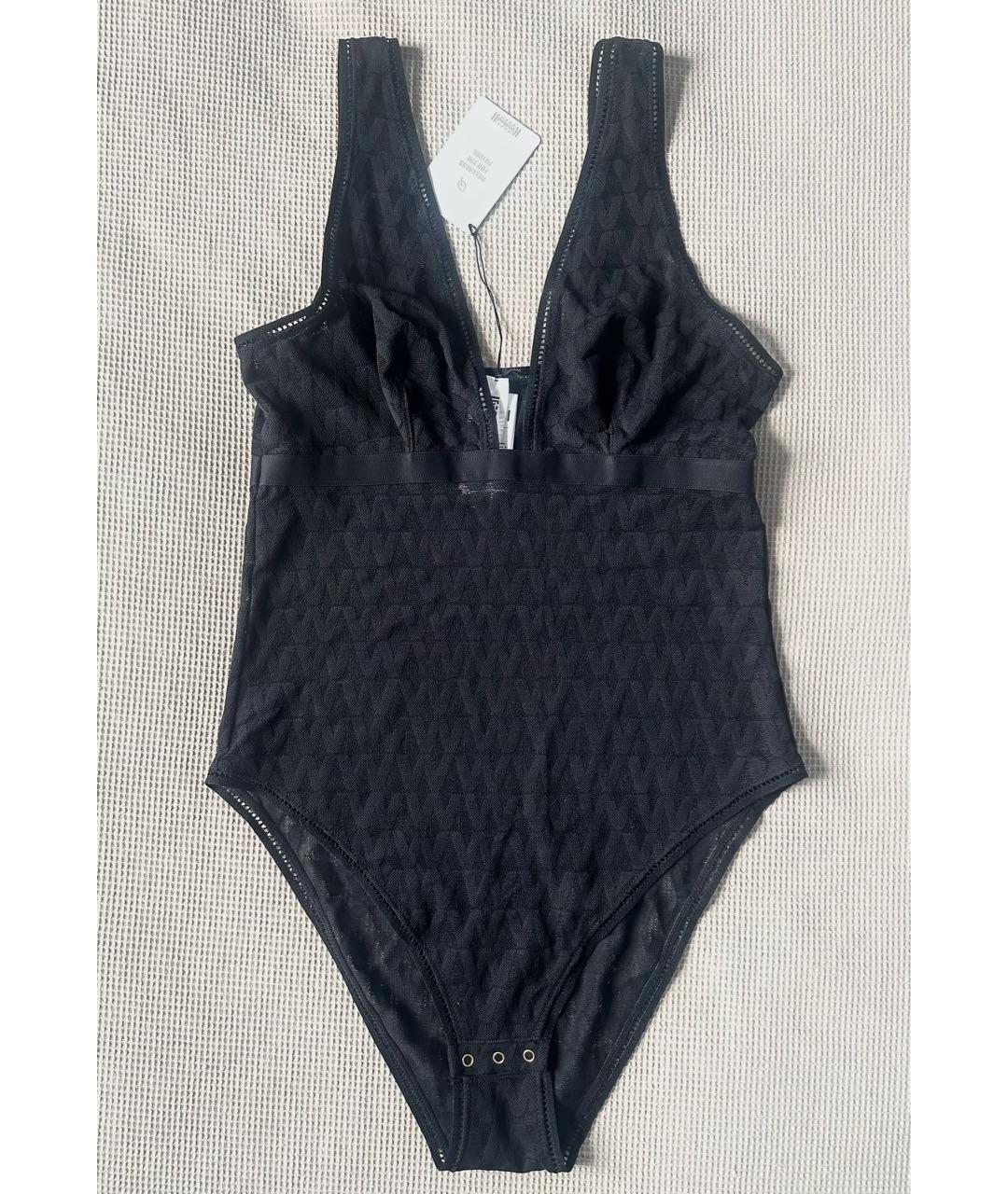 WOLFORD Черное полиамидовое боди, фото 2