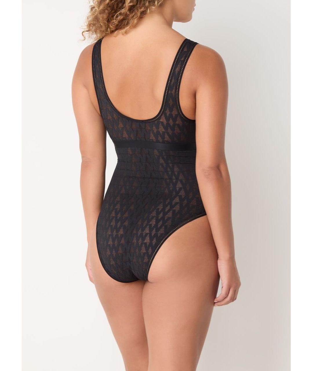 WOLFORD Черное полиамидовое боди, фото 8