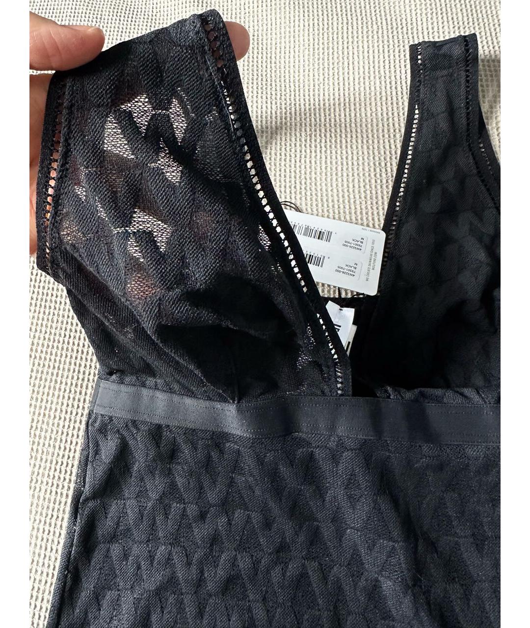 WOLFORD Черное полиамидовое боди, фото 3