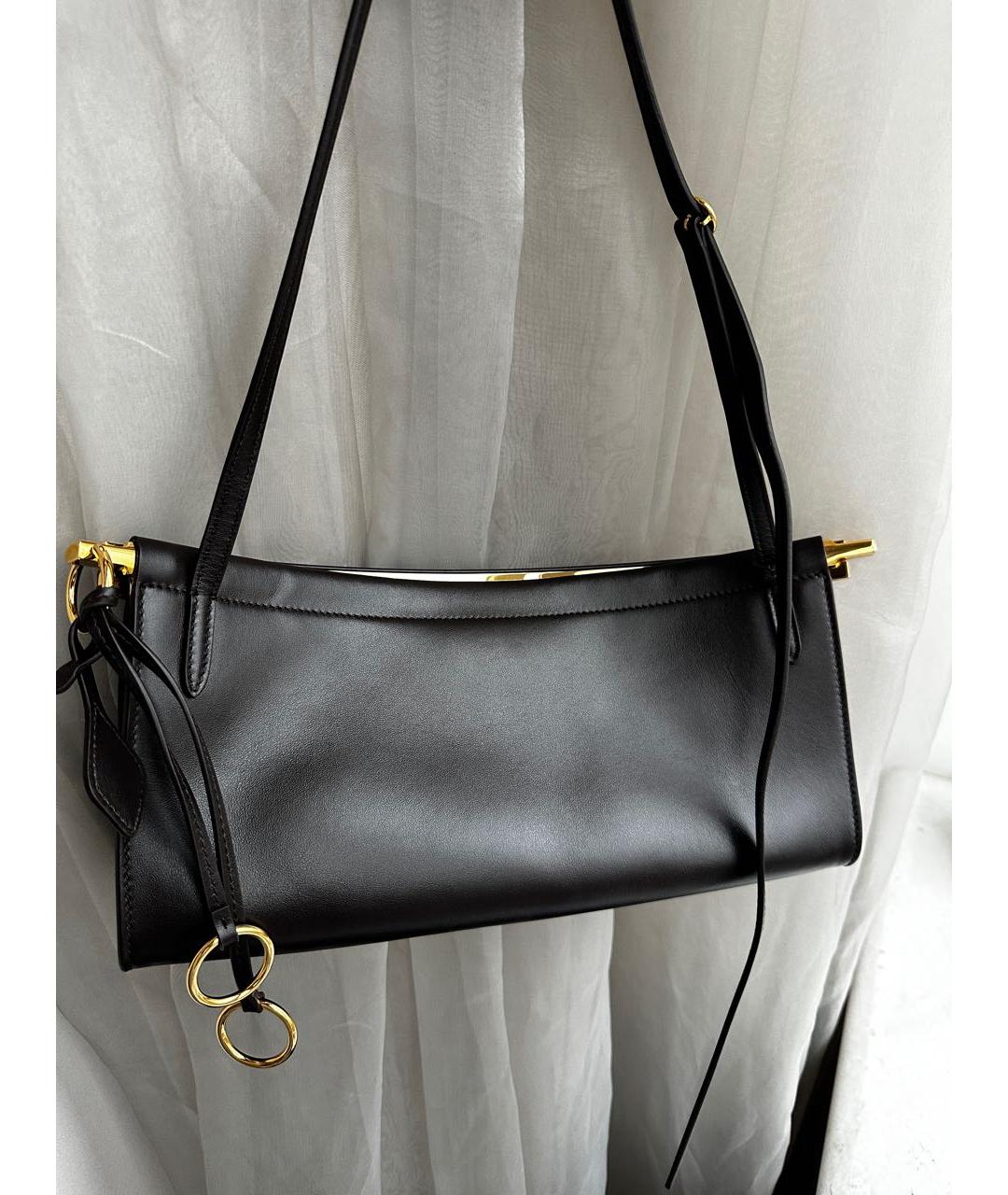 ALAIA Коричневая кожаная сумка через плечо, фото 3