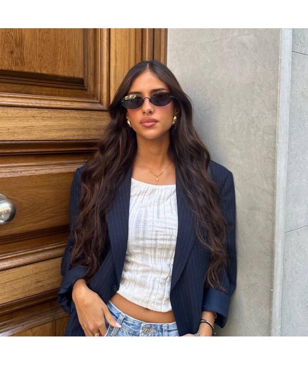 Vehla Черные металлические солнцезащитные очки, фото 6