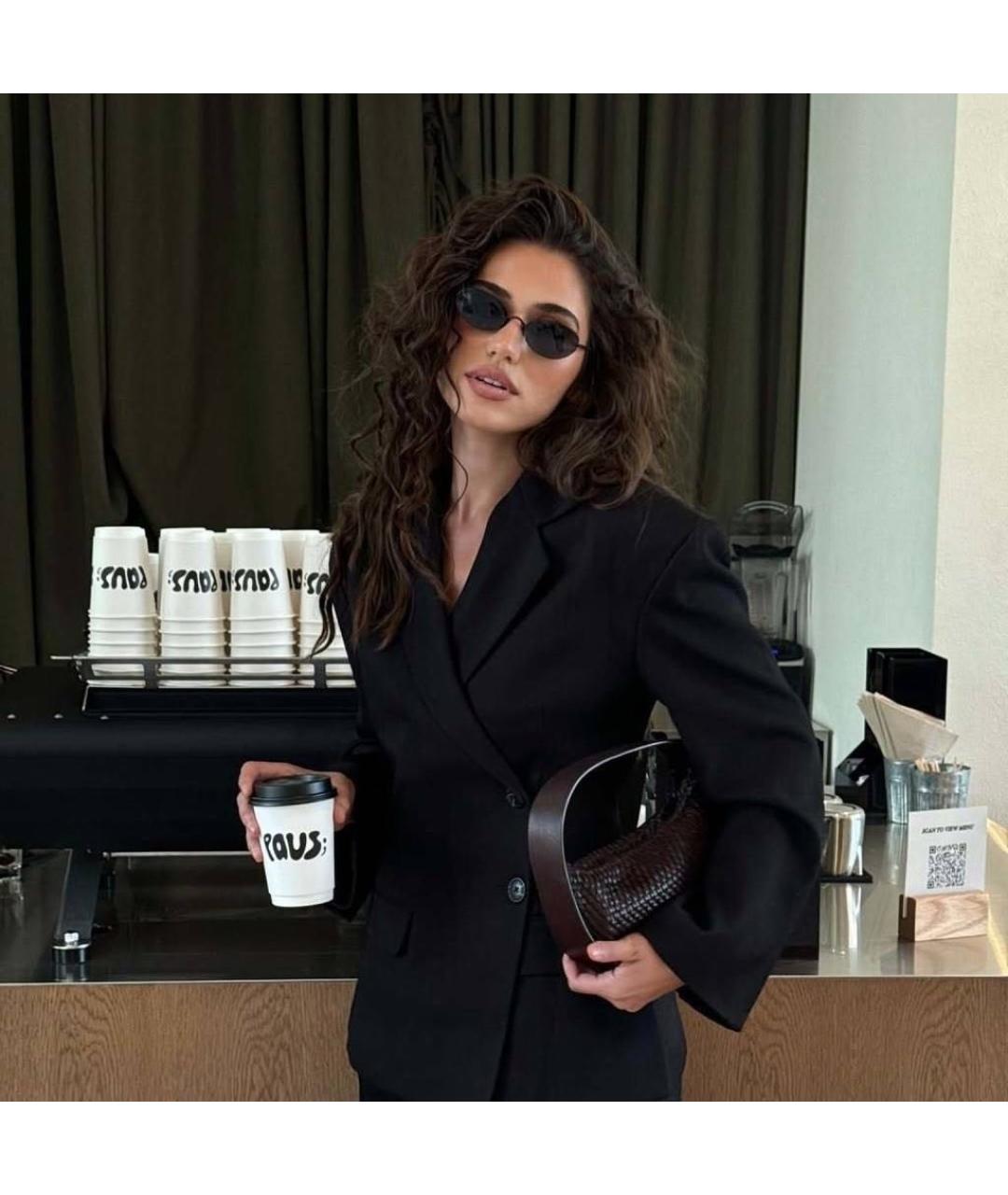 Vehla Черные металлические солнцезащитные очки, фото 5