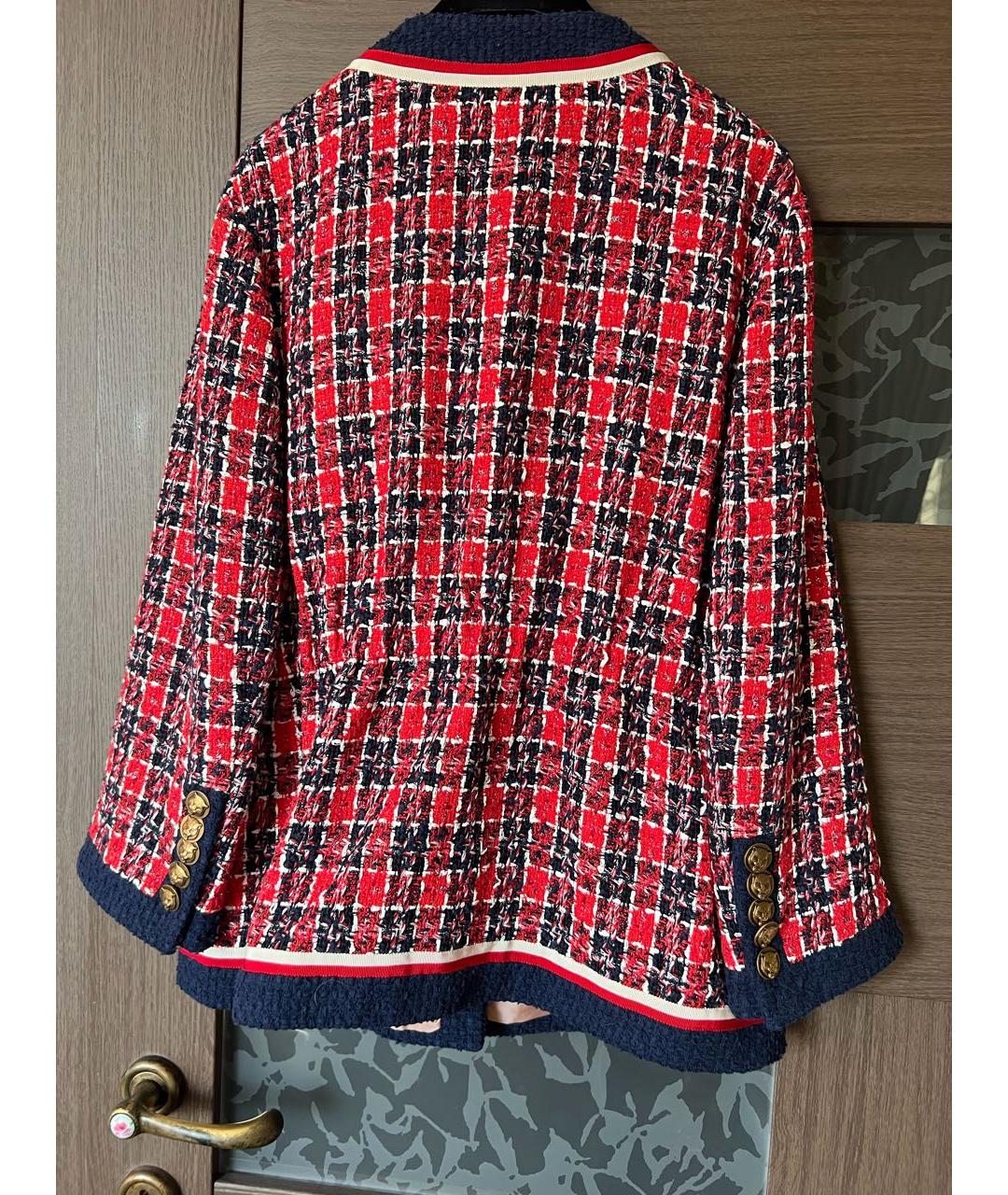 GUCCI Мульти твидовый жакет/пиджак, фото 2