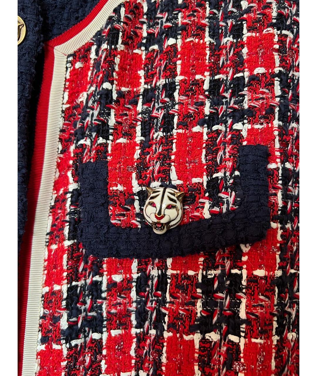 GUCCI Мульти твидовый жакет/пиджак, фото 3