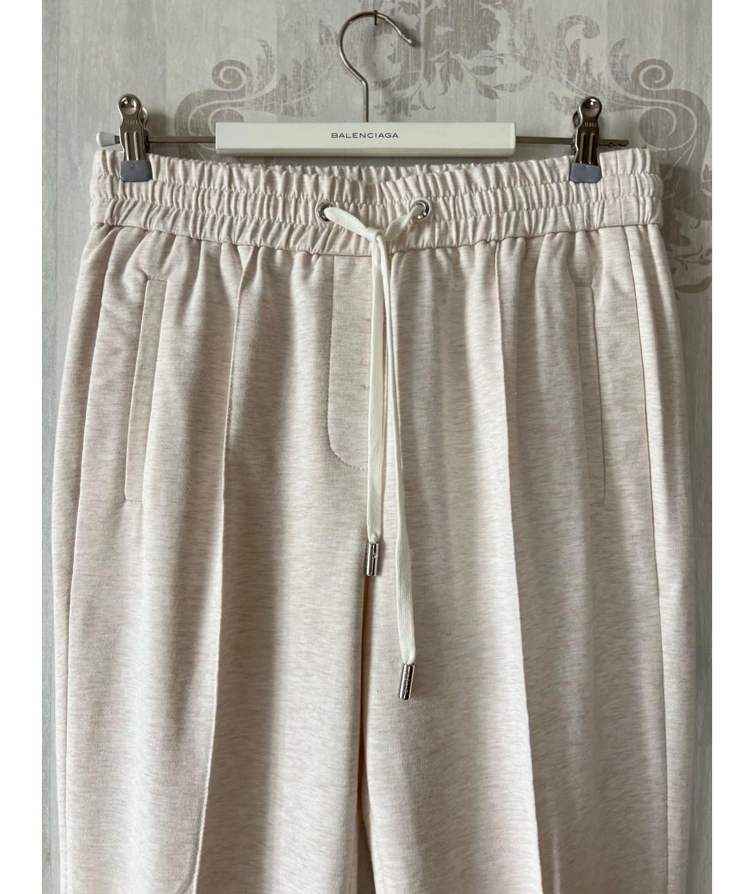 PESERICO Бежевый хлопковый костюм с брюками, фото 3