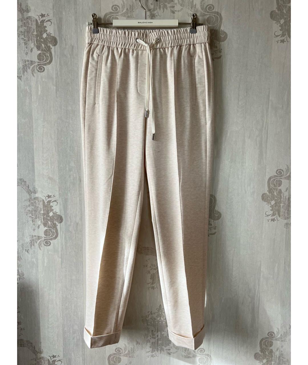 PESERICO Бежевый хлопковый костюм с брюками, фото 2