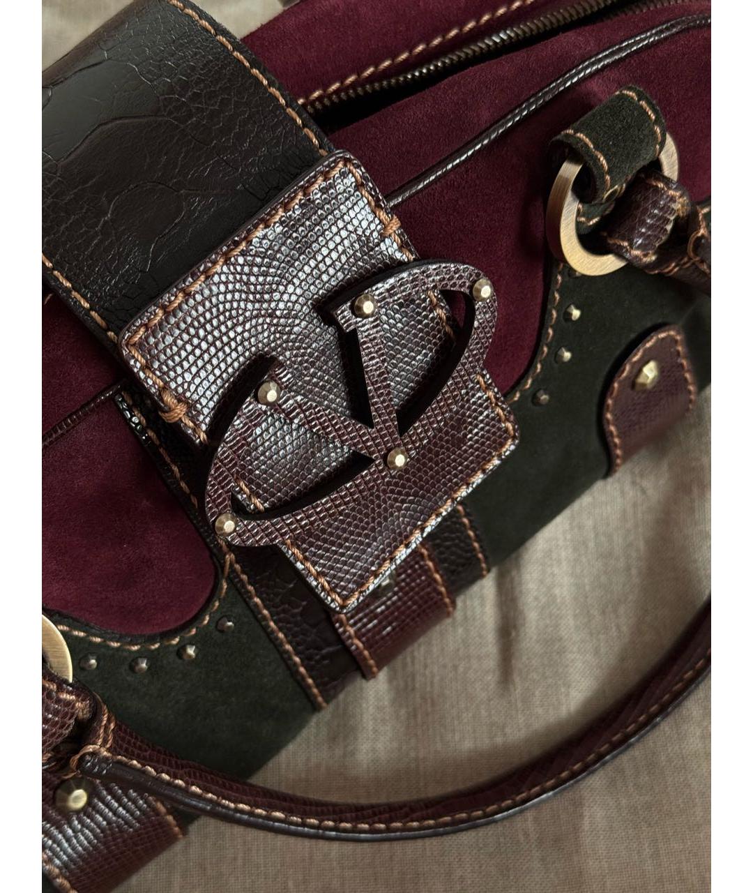 VALENTINO Черная кожаная сумка с короткими ручками, фото 3