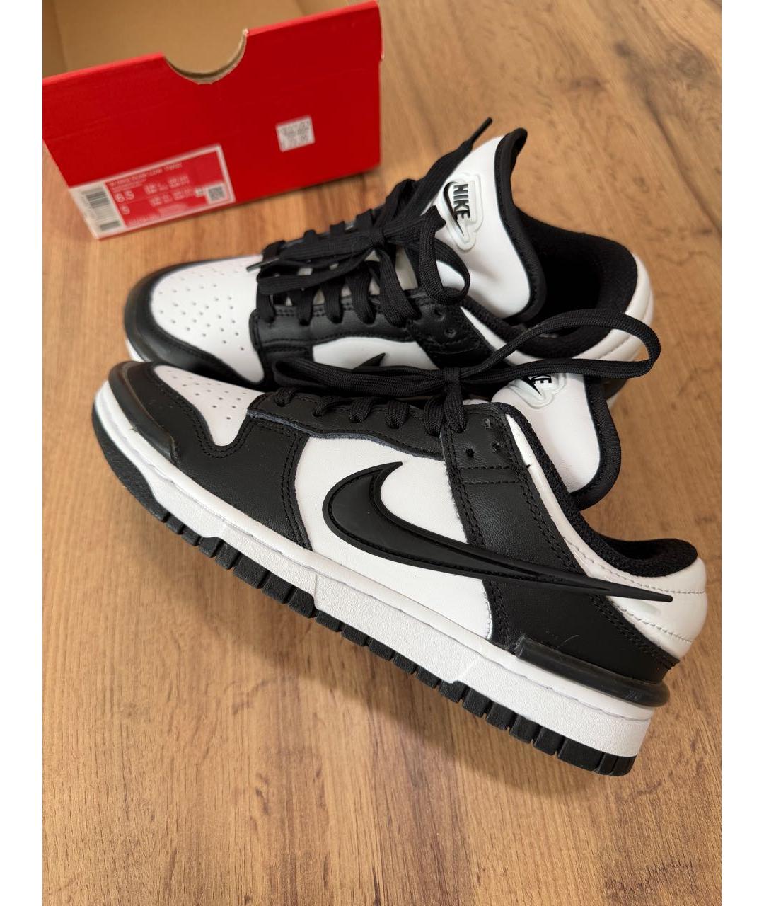 NIKE Белые кожаные кеды, фото 2