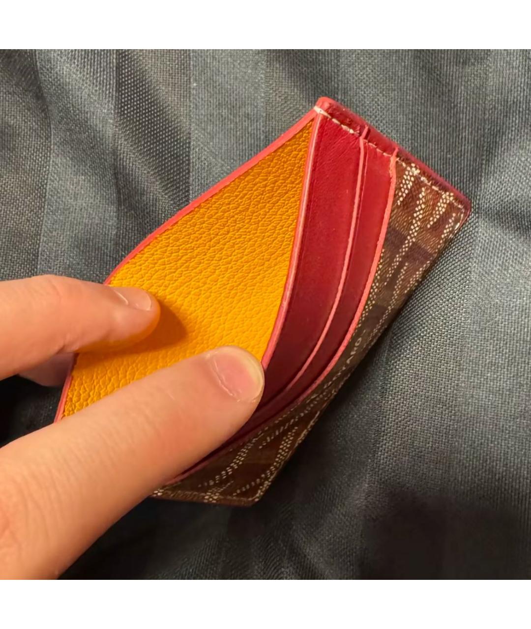 GOYARD Красный кардхолдер, фото 5