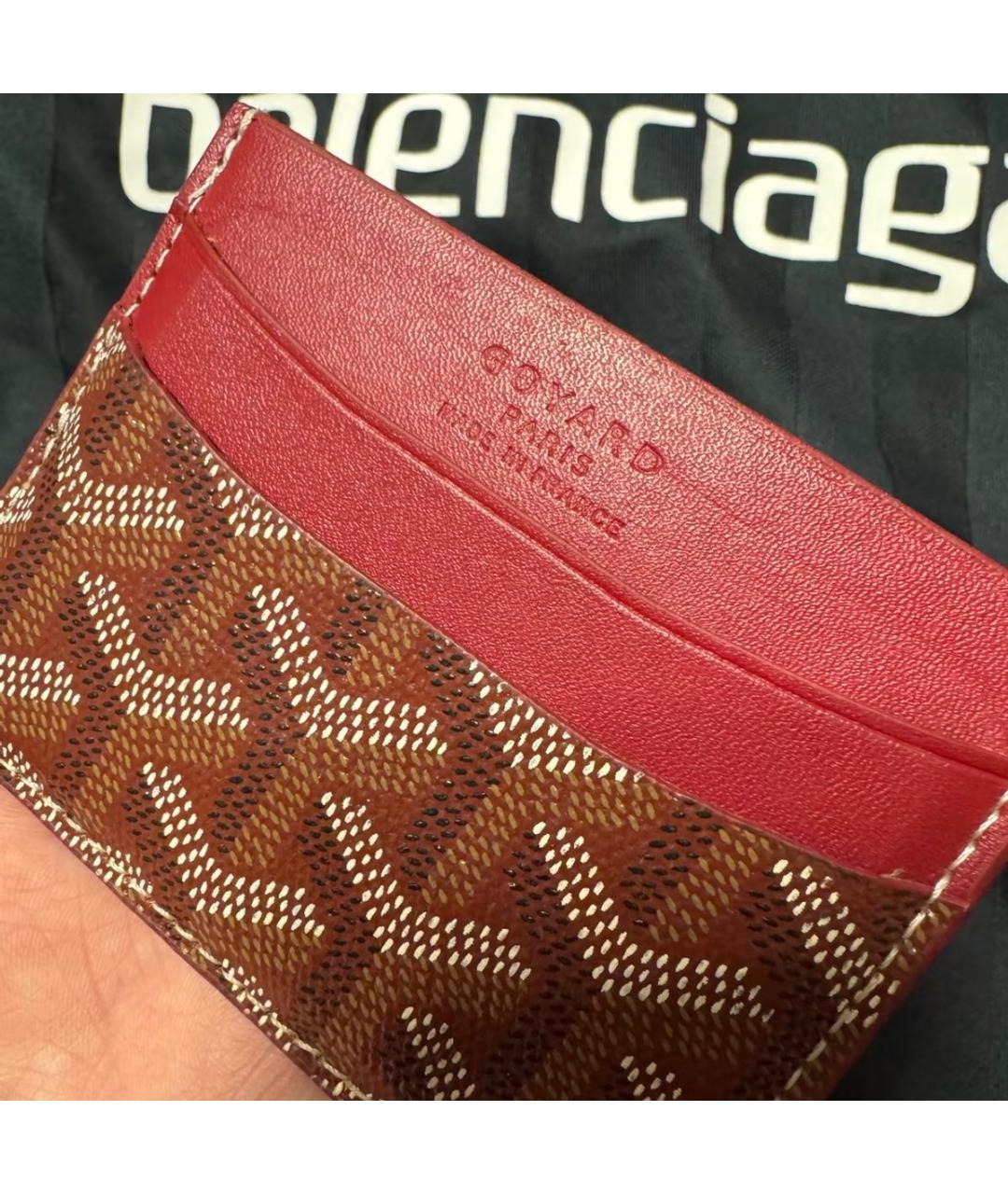 GOYARD Красный кардхолдер, фото 4