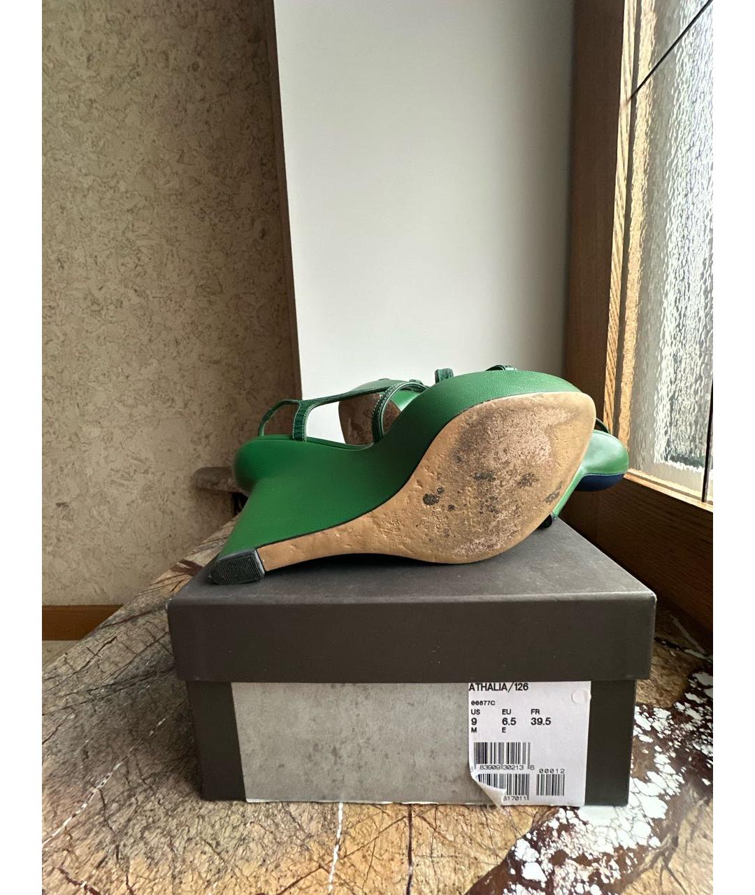 BALLY Мульти кожаные босоножки, фото 5