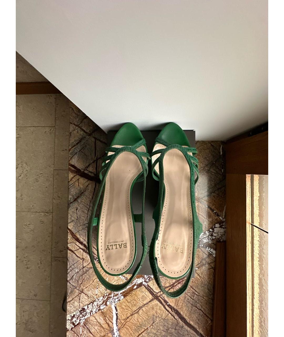 BALLY Мульти кожаные босоножки, фото 3