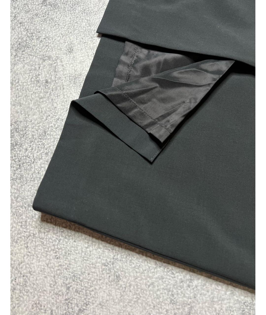 WOLFORD Серая шерстяная юбка миди, фото 3