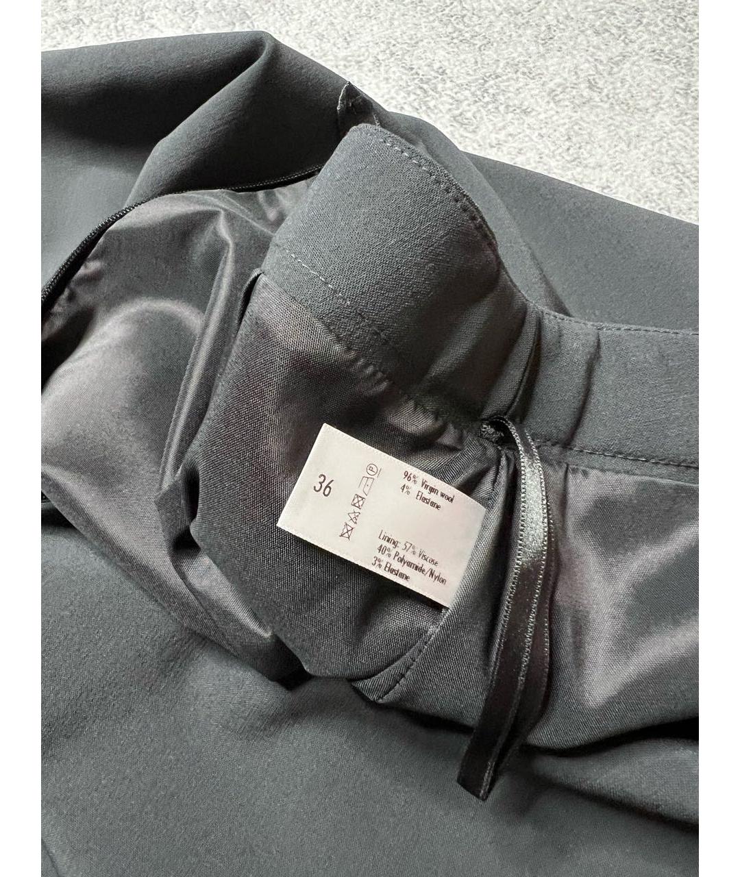 WOLFORD Серая шерстяная юбка миди, фото 6