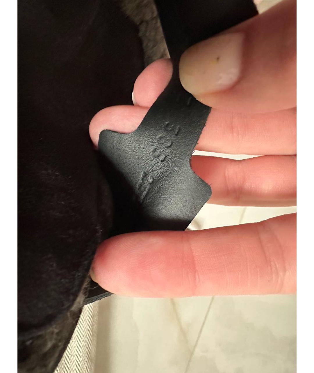 HERMES Черные замшевые мюли, фото 6