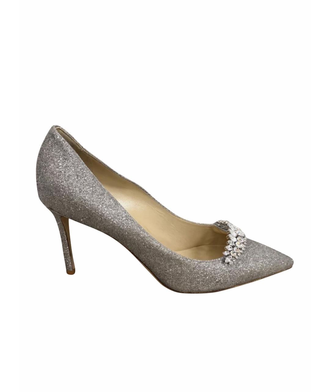 JIMMY CHOO Серебряные туфли, фото 1