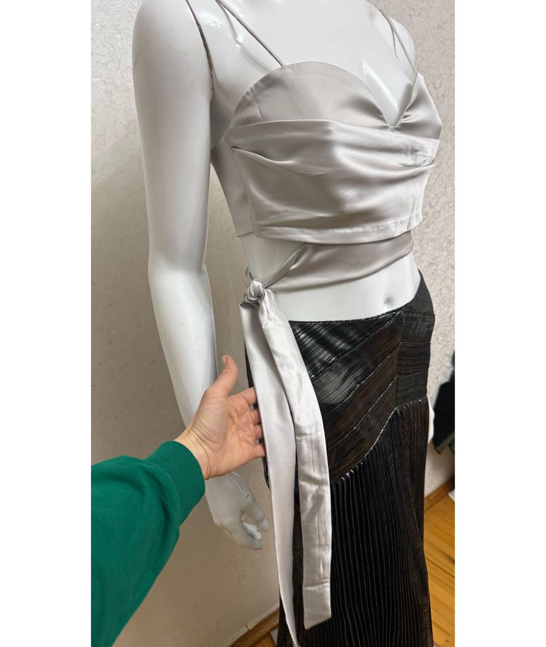 ROTATE Серебряная блузы, фото 3