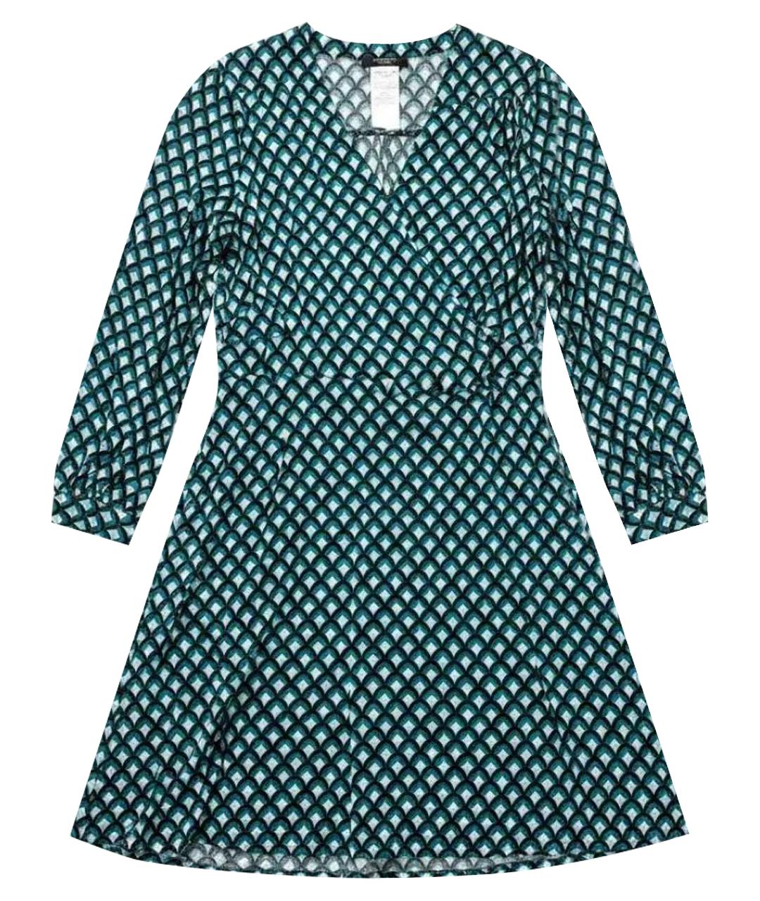 WEEKEND MAX MARA Голубое вискозное платье, фото 1