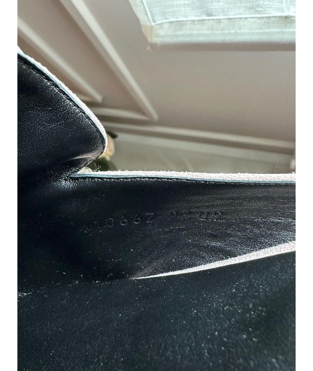 HERMES Розовые замшевые мюли, фото 7