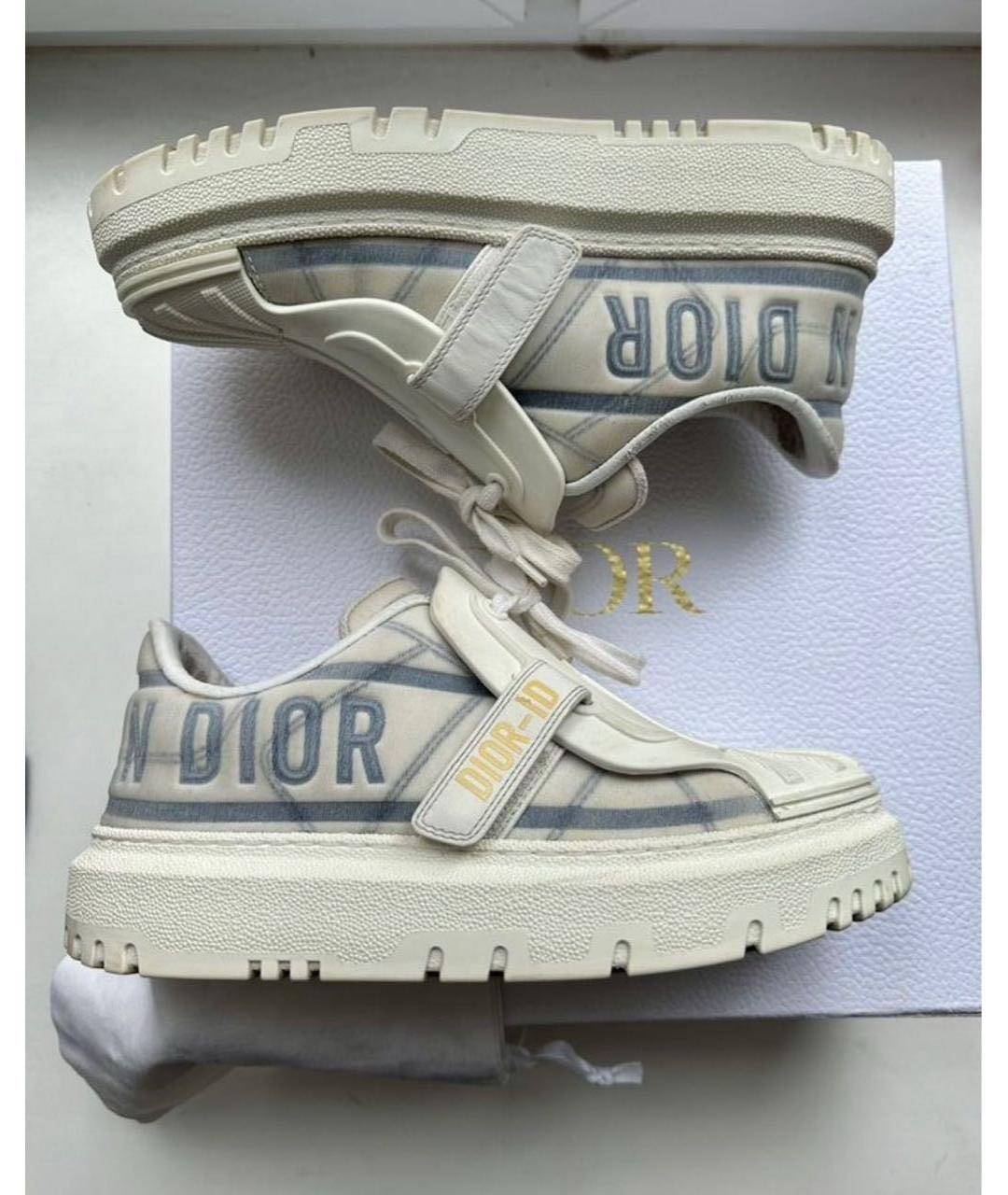 CHRISTIAN DIOR Белые кожаные кеды, фото 5