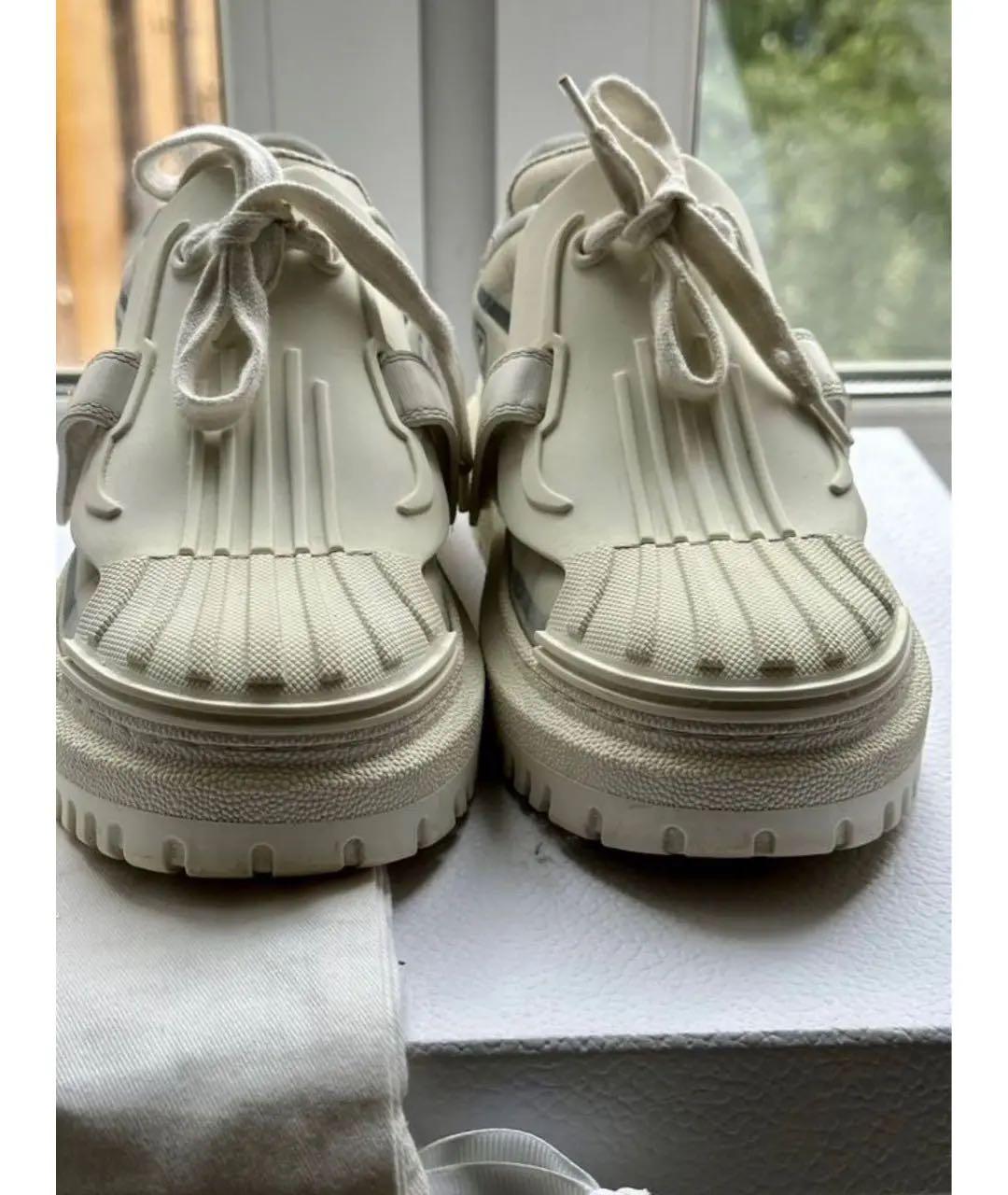 CHRISTIAN DIOR Белые кожаные кеды, фото 3