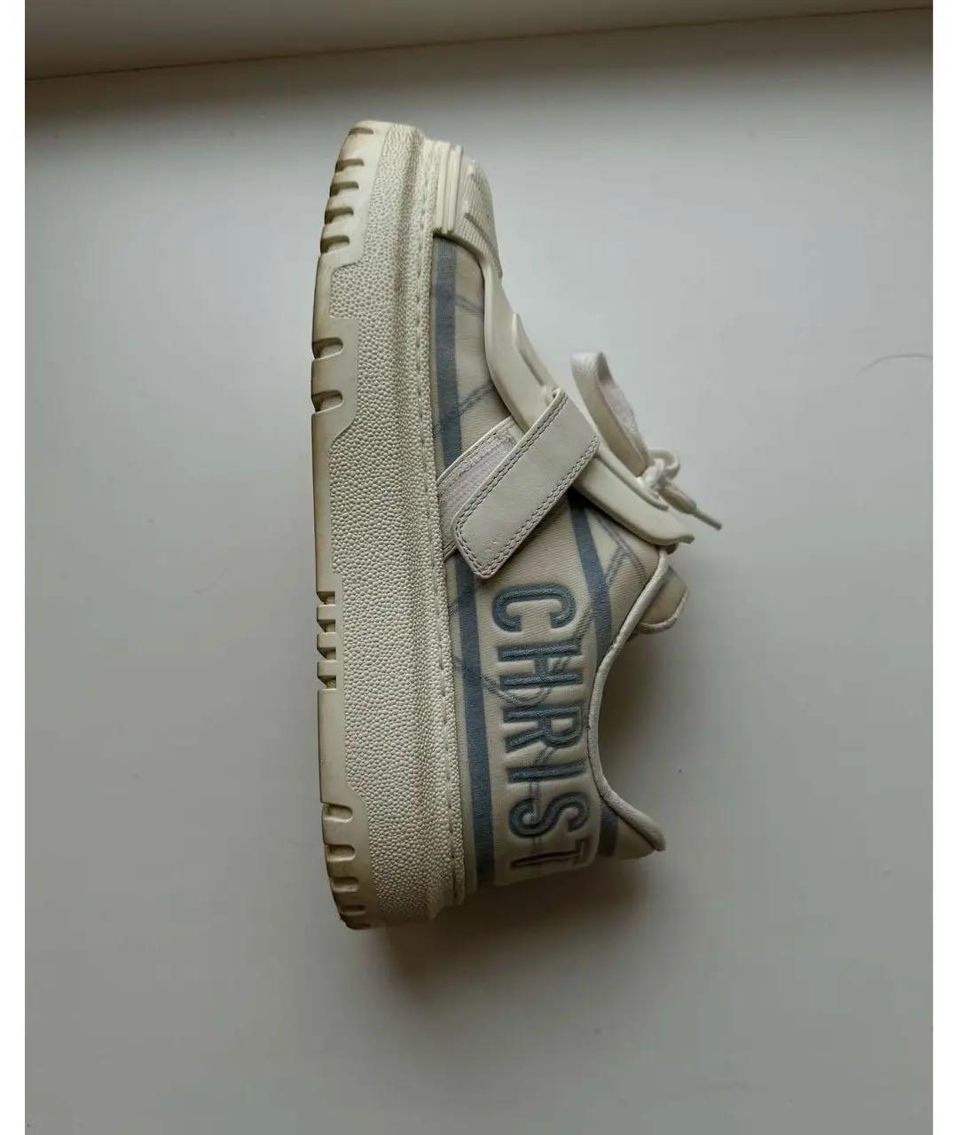 CHRISTIAN DIOR Белые кожаные кеды, фото 4