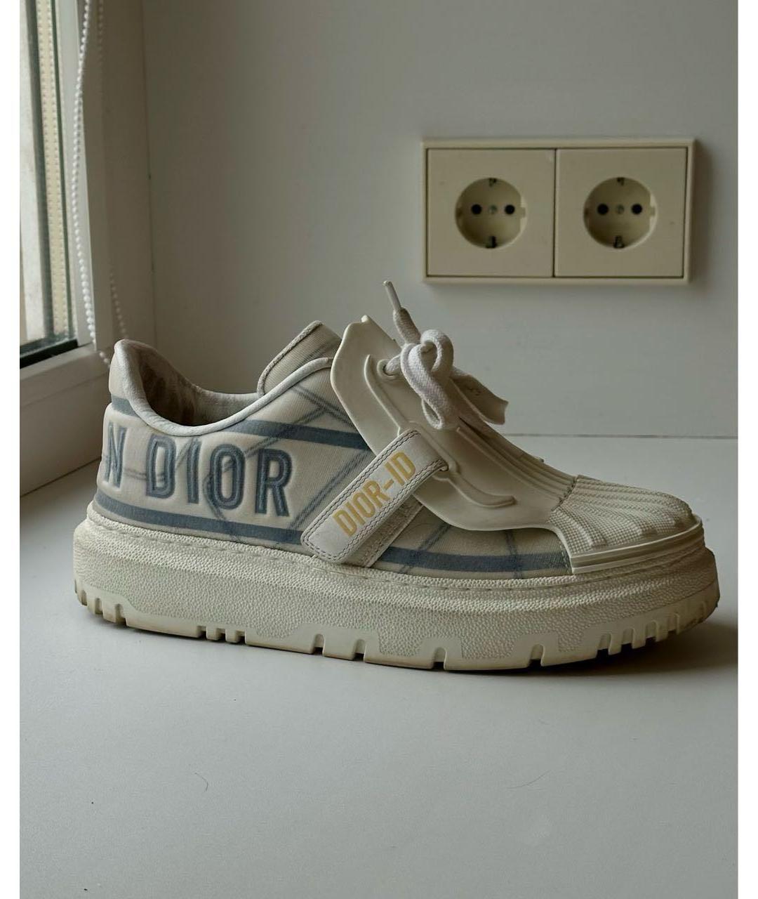 CHRISTIAN DIOR Белые кожаные кеды, фото 6