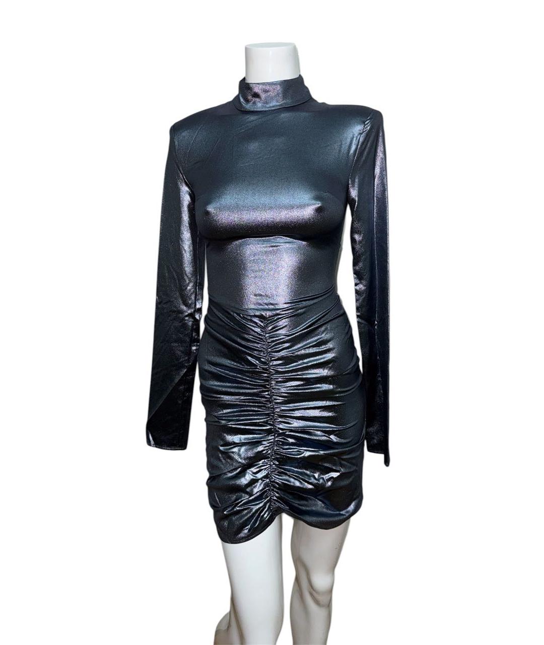 ROTATE Серебряное вечернее платье, фото 7