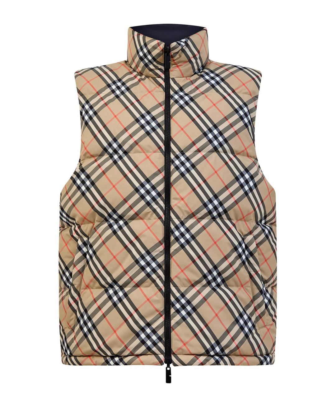 BURBERRY Мульти полиэстеровый жилет, фото 1