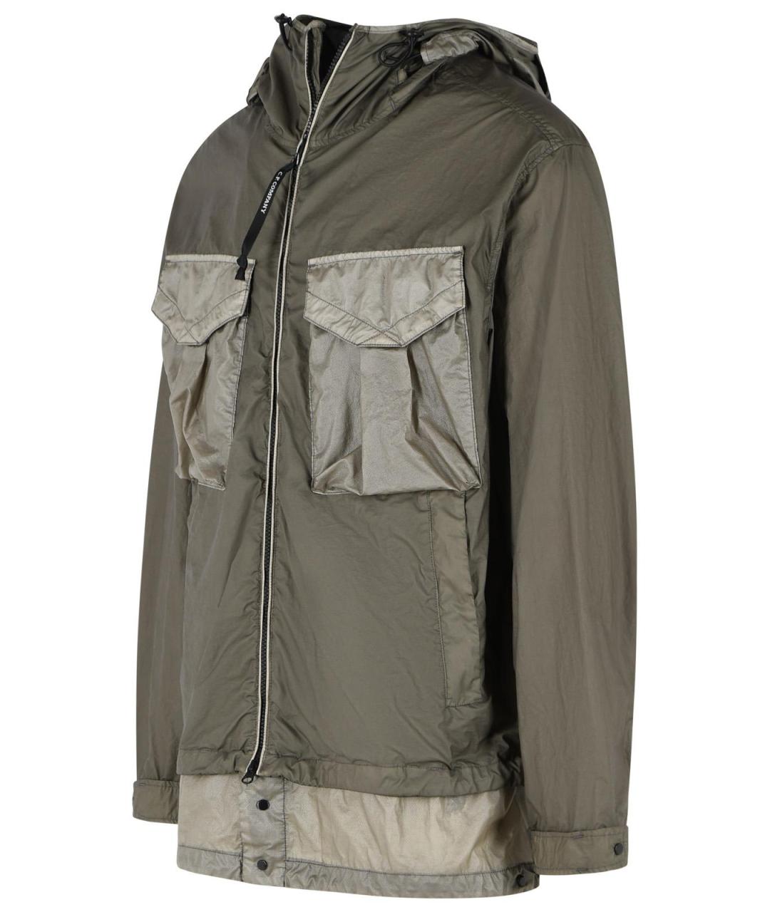 CP COMPANY Зеленая полиамидовая парка, фото 2