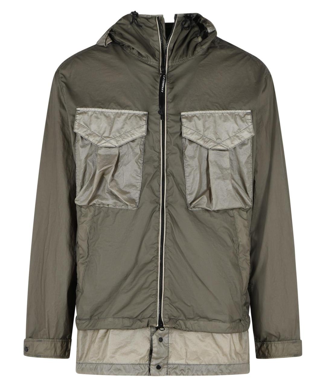 CP COMPANY Зеленая полиамидовая парка, фото 1