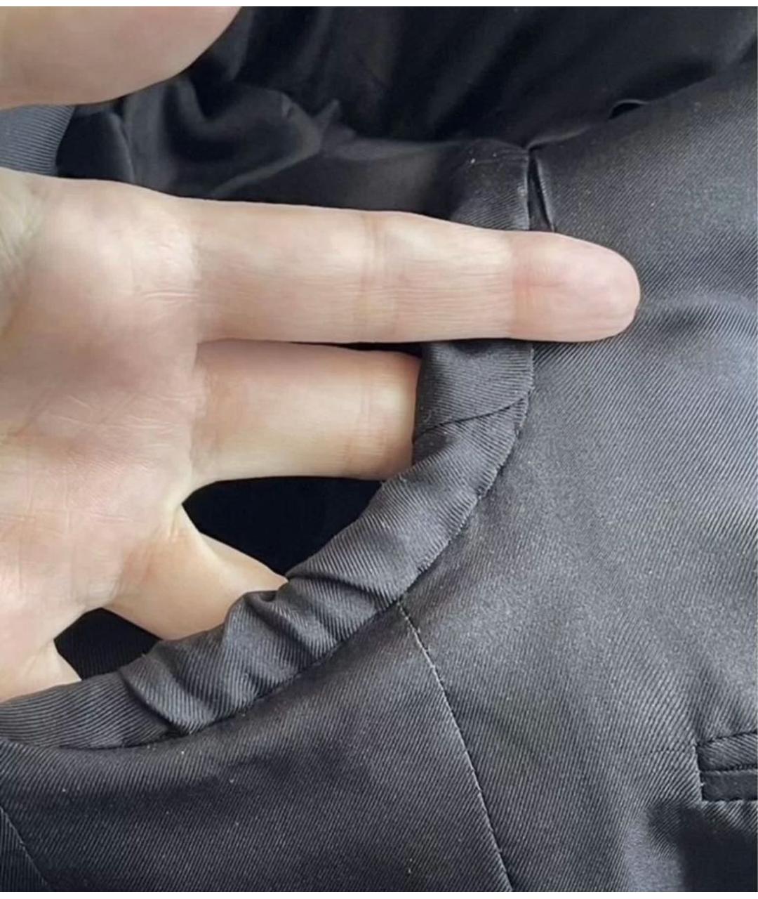 SAINT LAURENT Антрацитовый вискозный жакет/пиджак, фото 4