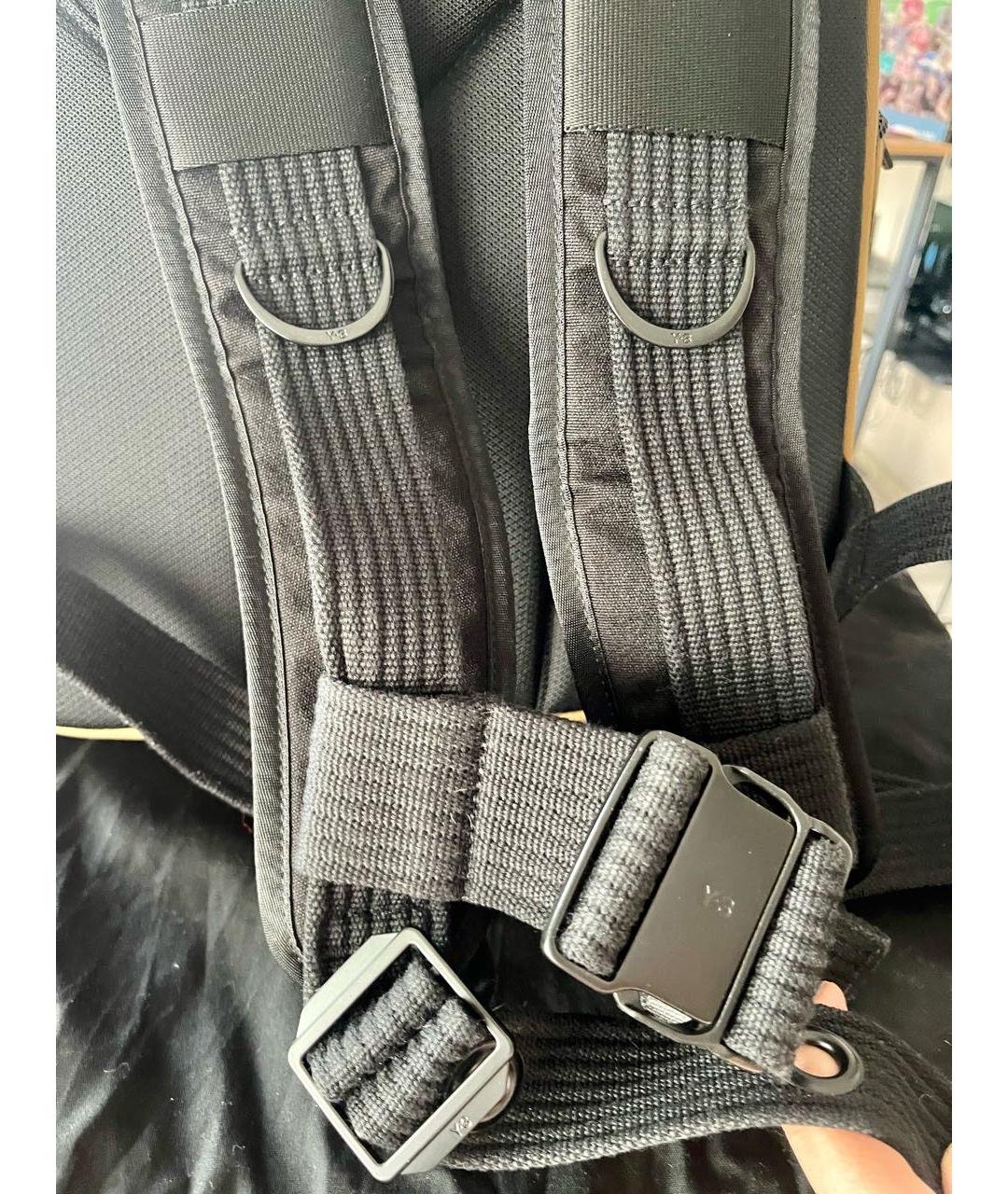 Y-3 Бежевый тканевый рюкзак, фото 8