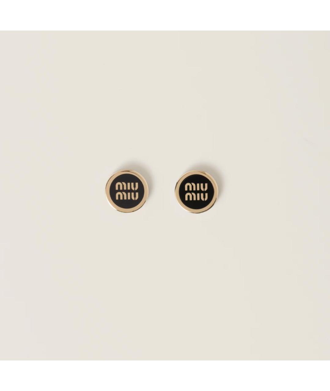 MIU MIU Золотые серьги, фото 4
