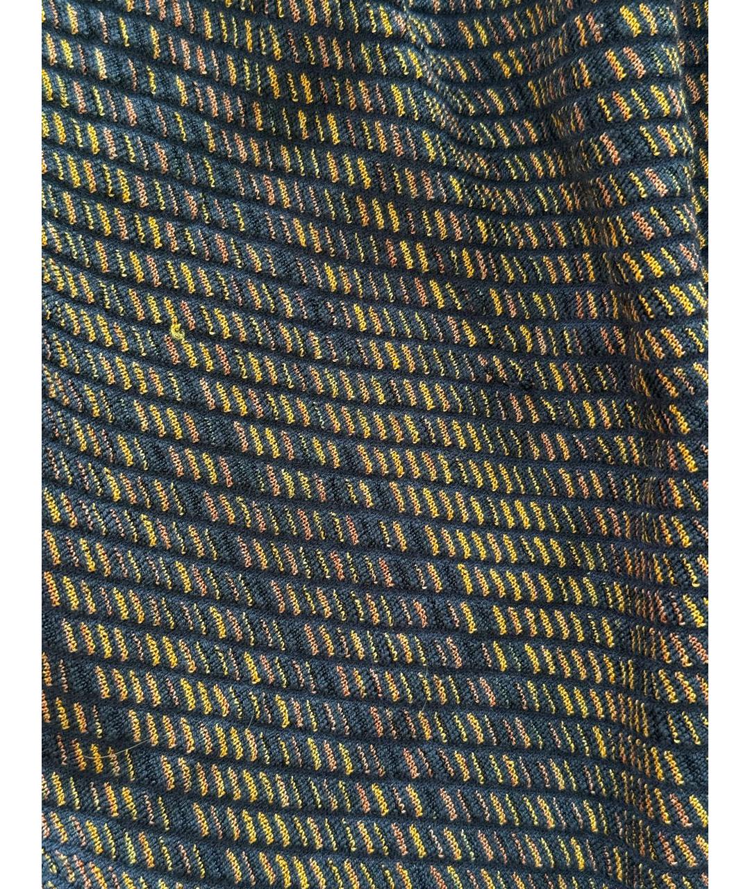 MISSONI Темно-синее хлопковое повседневное платье, фото 4