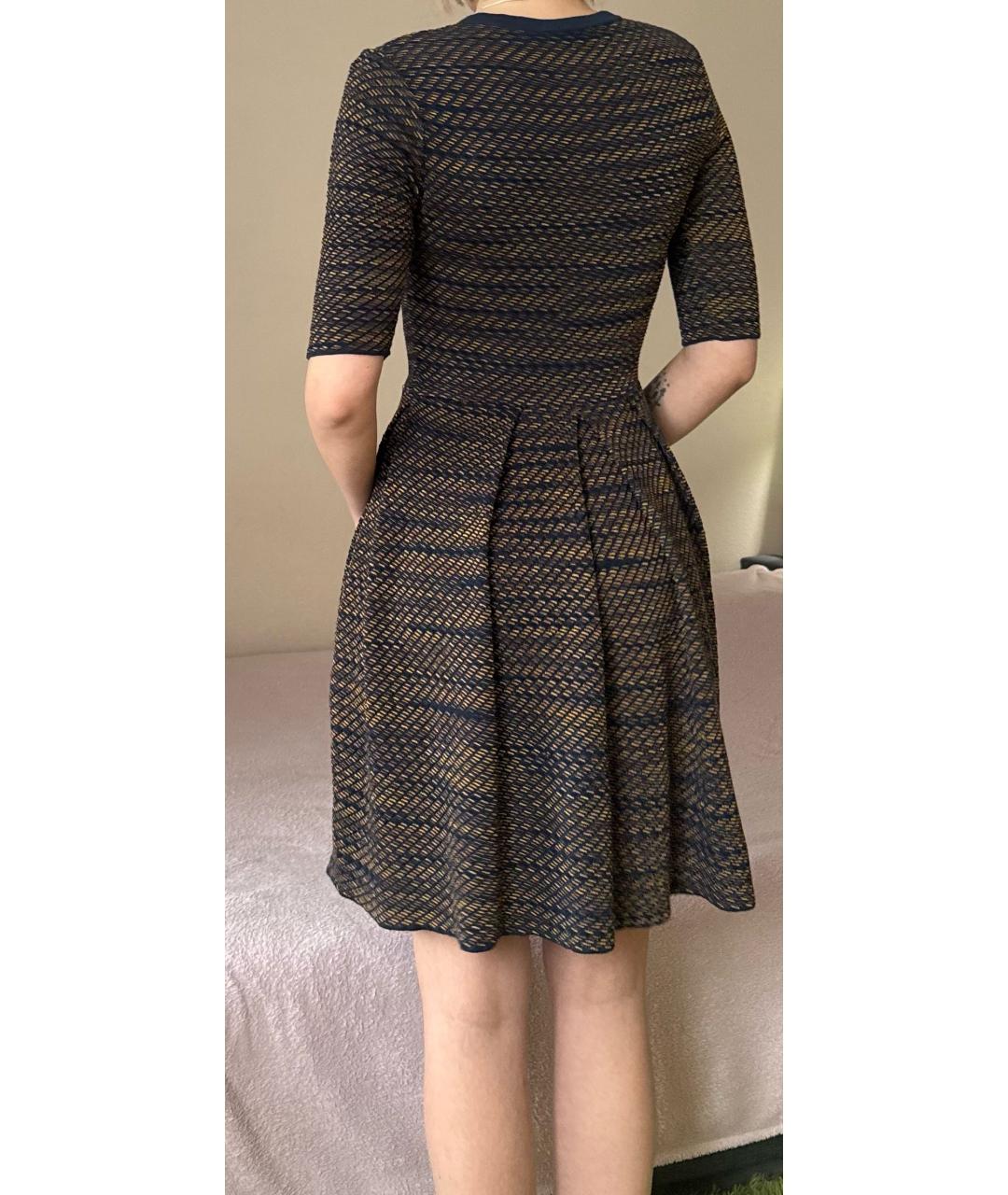 MISSONI Темно-синее хлопковое повседневное платье, фото 2