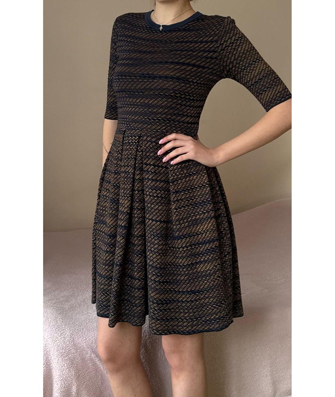 MISSONI Темно-синее хлопковое повседневное платье, фото 6