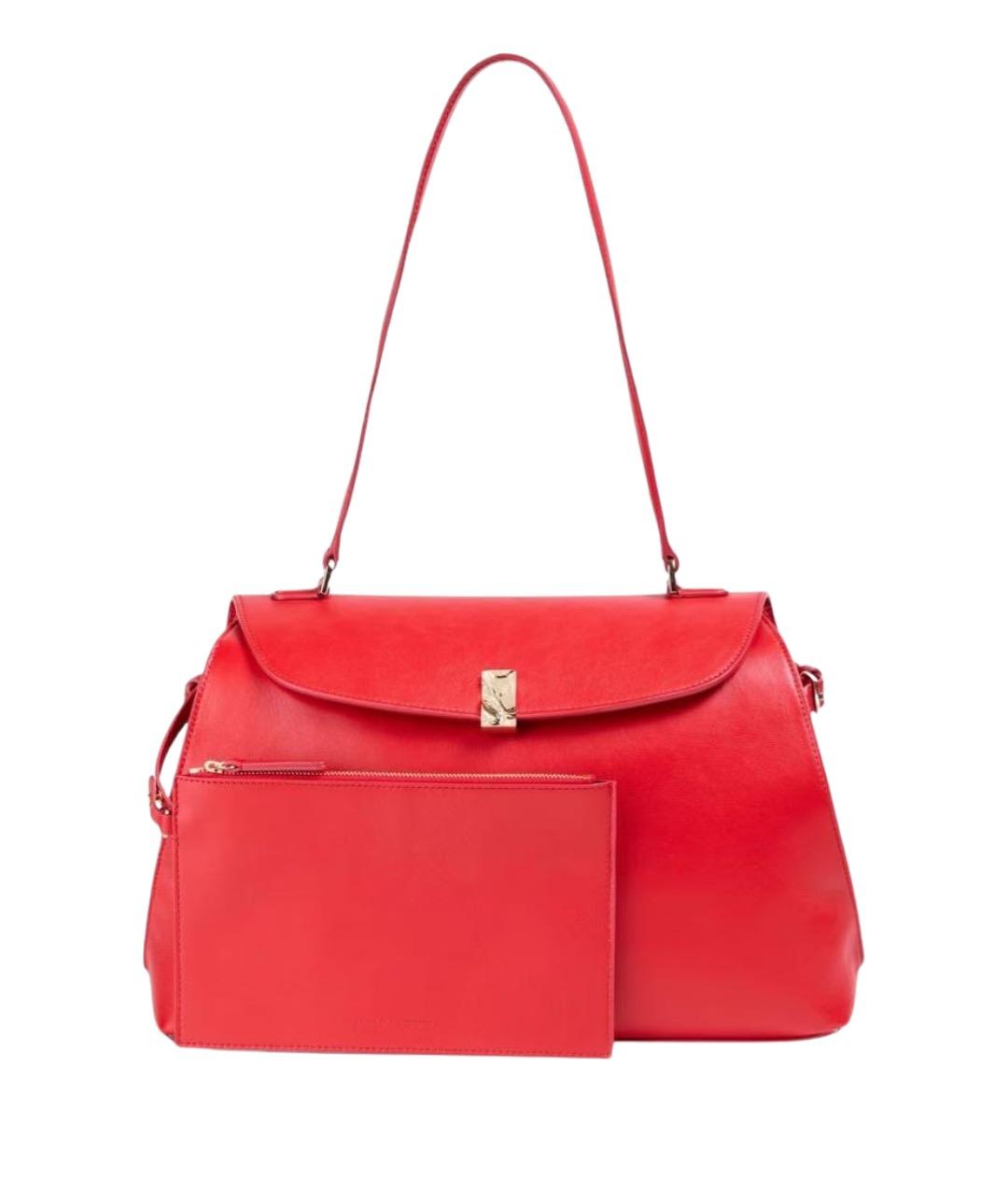 LOULOU STUDIO Красная кожаная сумка через плечо, фото 1