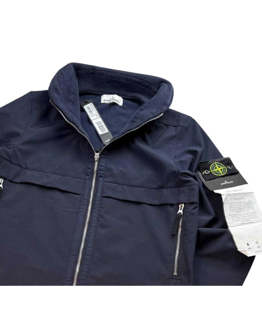 STONE ISLAND Темно-синяя куртка, фото 2