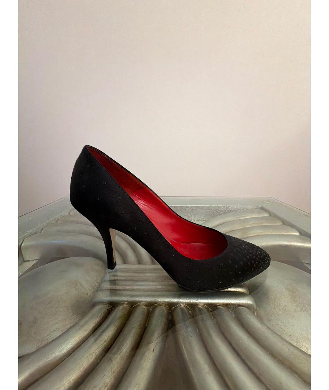 BLUGIRL Черные текстильные туфли, фото 5