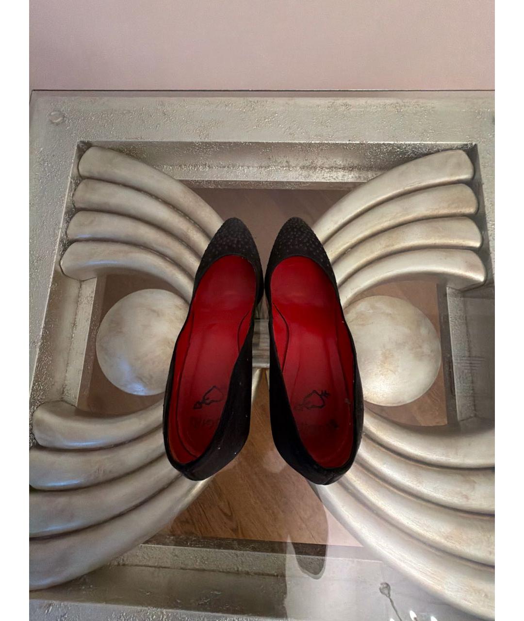 BLUGIRL Черные текстильные туфли, фото 3