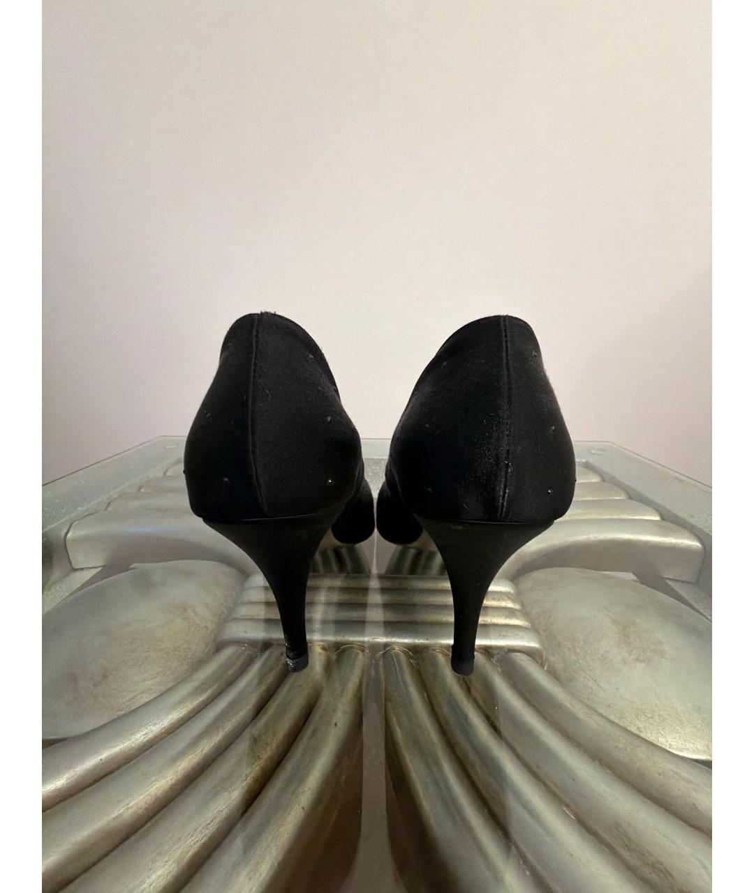 BLUGIRL Черные текстильные туфли, фото 4